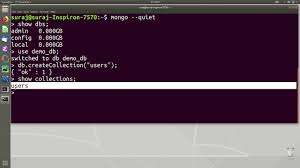 Mongodb Tutorial 2 Create And Delete Collections Youtube