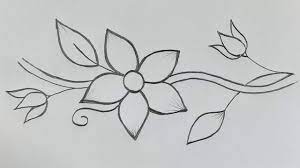 See more ideas about drawings, drawing tutorial, easy drawings. How To Draw A Simple Flower Design Simple Flower Design S To Draw Flower Design Drawing Easy Youtube