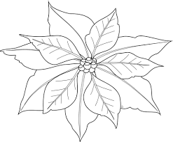 Free Printable Poinsettia Coloring Pages For Kids Christmas Tree Sketch Christmas Embroidery Coloring Pages