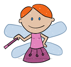 Both arms and hands are active as we can see below. How To Draw A Cartoon Fairy With A Fun Dress