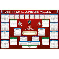 2018 fifa world cup russia bracket chart poster soccer