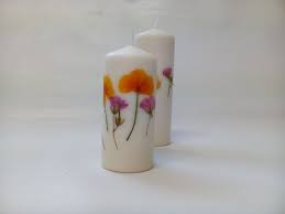You can buy moulds for making pillar candles. Quick And Easy Pressed Flower Candles 4 Steps With Pictures Instructables