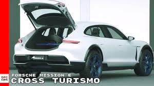 Porsche engineers retuned the porsche. Porsche Mission E Cross Turismo Walkaround Interior Youtube