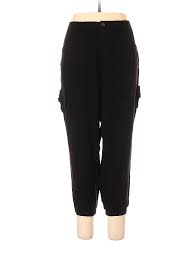 Details About Terra Sky Women Black Cargo Pants 0x Plus