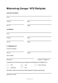 In nahezu allen märkten scheitern innerhalb der ersten drei jahre zahlreiche restaurants. Mietvertrag Fur Eine Garage Oder Einen Stellplatz Pdf Pdf Vorlage Zum Ausdrucken