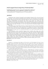 Jurnal penelitian usaha jasa desain interior bangunan. 2