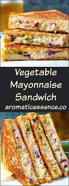 Veg Mayonnaise Sandwich Recipe Mayo Sandwich Grilled Mayo Sandwich Recipe Recipes Brunch Recipes Food