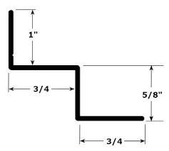 Crown molding and i will probably just install a normal. Fry Reglet Wdm 625 75 W Wall Reveal Molding Clear Anodized