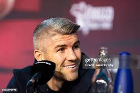 Frankie Stringer speaks to the media during a press conference at New...  News Photo