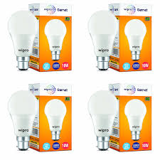 Watts chart below to shop for the right light bulb for. Wipro 10 W Arbitrary B22 Led Bulb White Pack Of 4