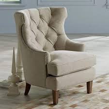 Reese Studio Oatmeal High Back Accent Chair 8g308 Lamps Plus High Back Accent Chairs Accent Chairs For Living Room Comfortable Accent Chairs