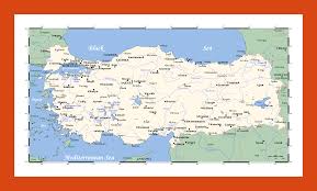 Turkey is neighbors with syria and iraq to the south; Map Of Turkey Maps Of Turkey Maps Of Asia Gif Map Maps Of The World In Gif Format Maps Of The Whole World