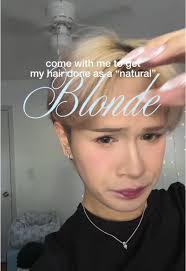 naturally blonde asian, idc🙂‍↔️ #fyp #vlog #hairtok #hairvlog