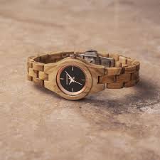 Woodwatch Women Wooden Watch Flora Collection 26 Mm Diameter Lily Olive Wood Wooden Watch Wooden Watches Women Olive Wood