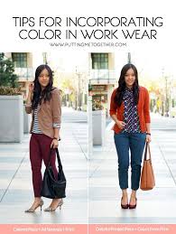 Adding Life And Color To Business Casual Work Wear Putting Me Together Work Wear Outfits Business Casual Attire Business Casual Outfits