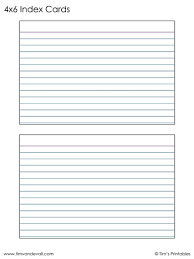 2 index card template thumb epic 3×5 note card template gfreemom.com. Printable Index Card Templates 3x5 And 4x6 Blank Pdfs