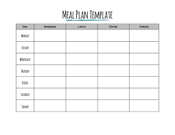These versatile options pack plenty of nutrients without skimping on flavor, and. 40 Weekly Meal Planning Templates á… Templatelab