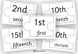 Part of a collection of free reading and math worksheets from k5 learning. Printable Ordinal Numbers