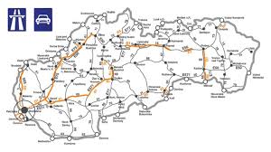 A felvidék településfejlődése az államszocializmus időszakában. Szlovakia Autopalya Terkep Terkep