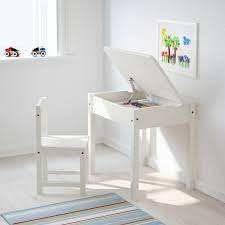 We were looking for kid desk and workstations for three kids (age 7, 4, and 3) and a place to our ikea kids' room makeover: Sundvik White Children S Desk 60x45 Cm Ikea