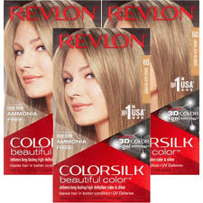 Because of this, the hair shaft has no pigment for the dye to work on, therefore the dye just adheres to the outer shaft. 3 Pack Revlon Colorsilk Beautiful Color 60 Dark Ash Blonde Hair Color 1 Application Walmart Com Walmart Com