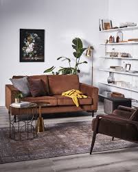woood 2 5 zits bank indy eco leer cognac kopen banken karwei interieur thuisdecoratie interieur woonkamer