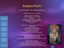 Ppt Gwendolyn Brooks Powerpoint Presentation Free Download Id 6501501