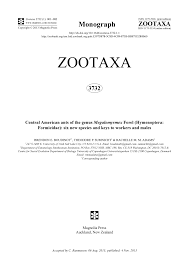 Member since august 24, 2015. Pdf Central American Ants Of The Genus Megalomyrmex Forel Hymenoptera Formicidae Six New Species And Keys To Workers And Males