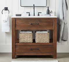 American reclaimed creates custom builds reclaimed wood vanities and shelves for bathrooms and lavatory spaces. Paulsen 36 Reclaimed Wood Single Sink Vanity Pottery Barn