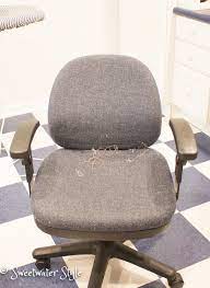 Antique oak swivel original real!! Sweetwater Style How To Upholster An Old Office Chair