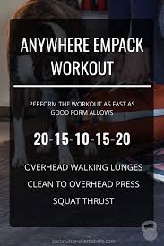 The Anywhere Empack Workout Entrainement Maison Fitness Nutrition