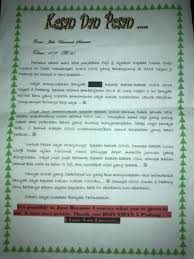 Contoh surat lamaran untuk guru. Contoh Surat Kesan Dan Pesan Ospek Contoh Surat