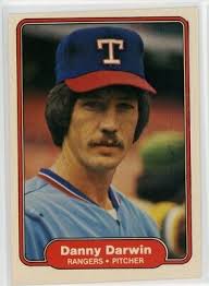 1982 Fleer Baseball Danny Darwin Diamond Cut Production Error #315 VGEX-EX 