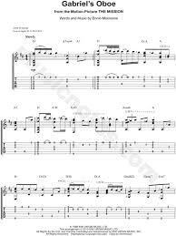 Am* do/re* fa* do* fa* sol* do and maybe we found love right where we are. Ennio Morricone Gabriel S Oboe Guitar Tab In D Major Download Print Sku Mn0170778