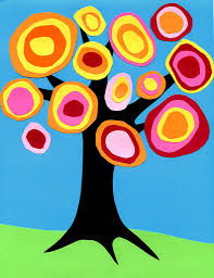 Painting can be a significant part of your child's upbringing and overall development. Kandinsky Tree Collage Art Projects For Kids