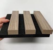 Customized China 3-sided slat wall akupanels acoustic wood ...