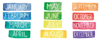 Convertir de años a meses. Abreviaturas Meses En Ingles Y Otras Palabras Basicas What S Up