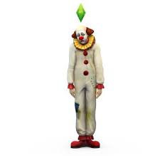 You unlocke clown outfit tap to continue poster animated cartoon cartoon illustration . Look Out For The Tragic Clown Now Available In The Sims 4