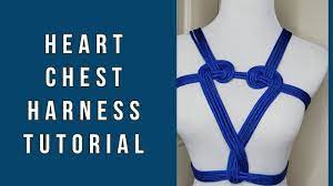Heart Shape Shibari Chest Harness Tutorial - YouTube