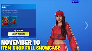 Hey guys in this video its me showing a new skin on fortnite which is the ruby skin which is a street skin. Fortnite Item Shop Ruby Set Is Back November 10 2019 Fortnite Battle Royale Youtube