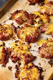 New Potatoes Crushed And Roasted Recipe In 2021 Potato Side Dishes Easy Potato Recipes Small Potatoes Recipe