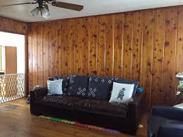Maybe you would like to learn more about one of these? Help Knotty Pine Wood Paneling From The 50s All 4 Walls Of Living Room And Bedrooms Are Like This How Can I Decorate To Brighten Things Up Remodeling Is Out Of The
