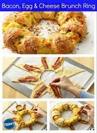 Bacon Egg And Cheese Brunch Ring Recipe Recipes Cooking Recipes Breakfast Recipes