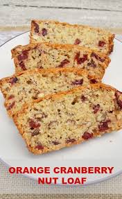 Orange Cranberry Nut Loaf Bread Recipes Sweet Dried Cranberries Recipes Nut Loaf