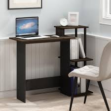 Maybe you would like to learn more about one of these? Furinno 40 In Rectangular Brown Computer Desk With Shelves 11192cwn Br The Home Depot