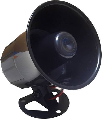 Wired Alarm Siren Horn 15W DC 6 to 12V Outdoor with Bracket for Home Security Alarm System