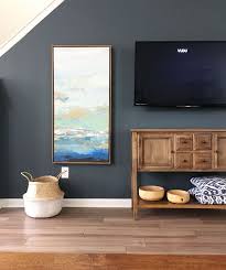 A Cozy Modern Farmhouse Color Scheme The Blue Hue House Blue Accent Walls Blue Accent Wall Living Room Accent Wall Colors