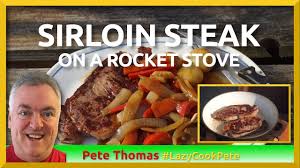 How To Cook Sirloin Steak With Sweet Peppers On A Brick Rocket Stove In 2020 Stuffed Sweet Peppers Stuffed Peppers Cooking