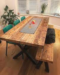 The pomona metal and reclaimed wood dining table delivers amazing style and construction that is on trend today and will be an heirloom in the years to come. Pin On Kuhinja