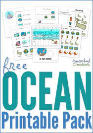 ocean preschool pack free preschool printables